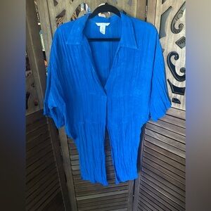 H&M Royal Blue Casual Shirt- Size L